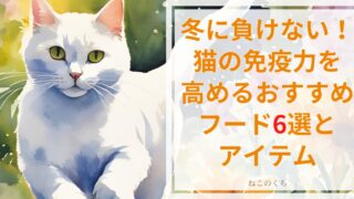 冬に負けない！猫の免疫力を高めるおすすめフード6選と生活に取り込むアイテム