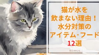 猫が水を飲まない理由と対処法！脱水を防ぐための水分補給アイテム＆フード12選